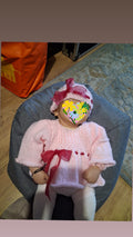 Newborn - cardigan and hat